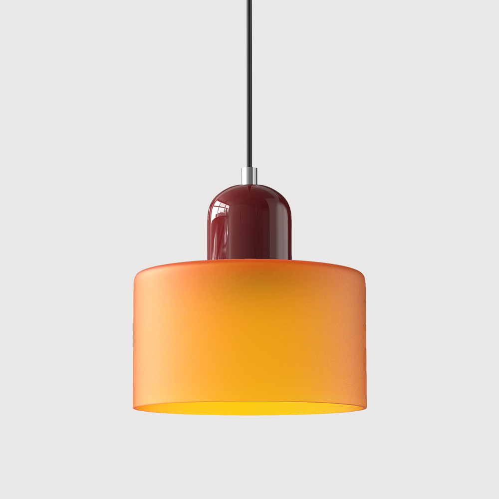 Kreatywna Lampa Wisząca Bauhaus Ze Szklanym Kloszem