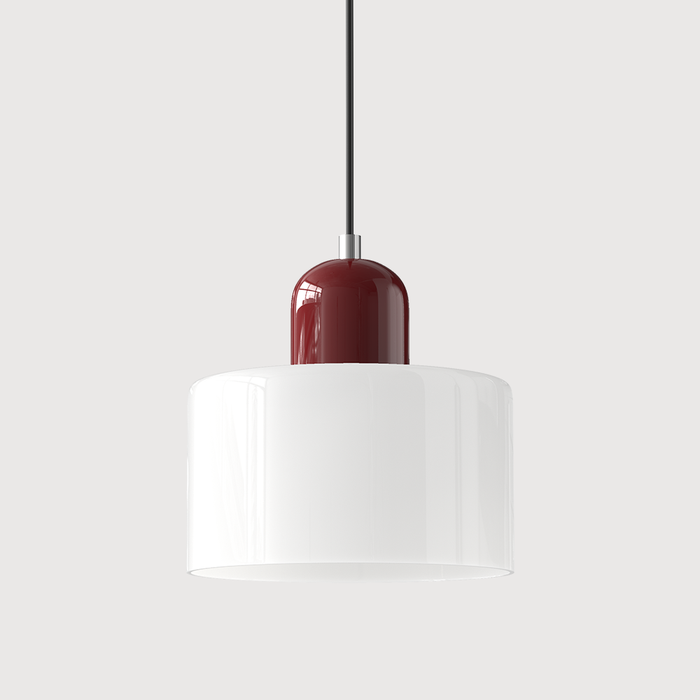 Kreatywna Lampa Wisząca Bauhaus Ze Szklanym Kloszem
