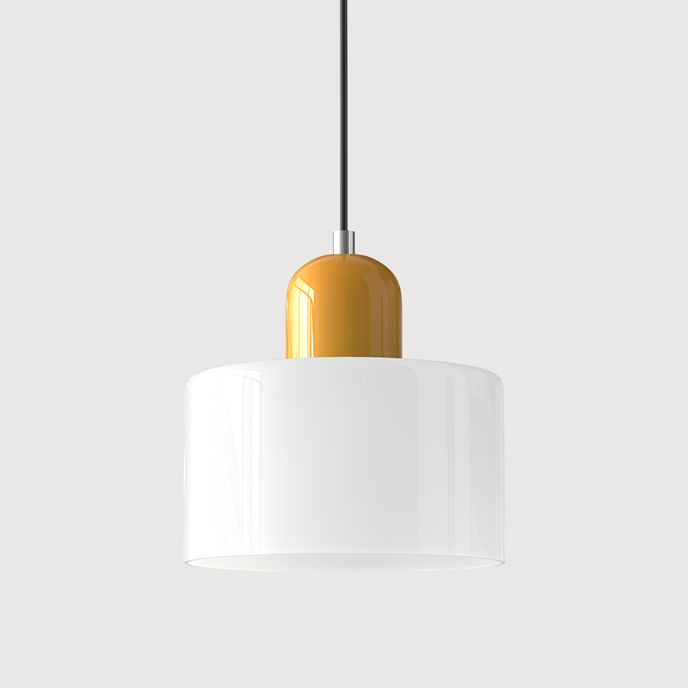 Kreatywna Lampa Wisząca Bauhaus Ze Szklanym Kloszem