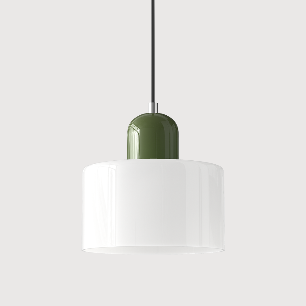 Kreatywna Lampa Wisząca Bauhaus Ze Szklanym Kloszem