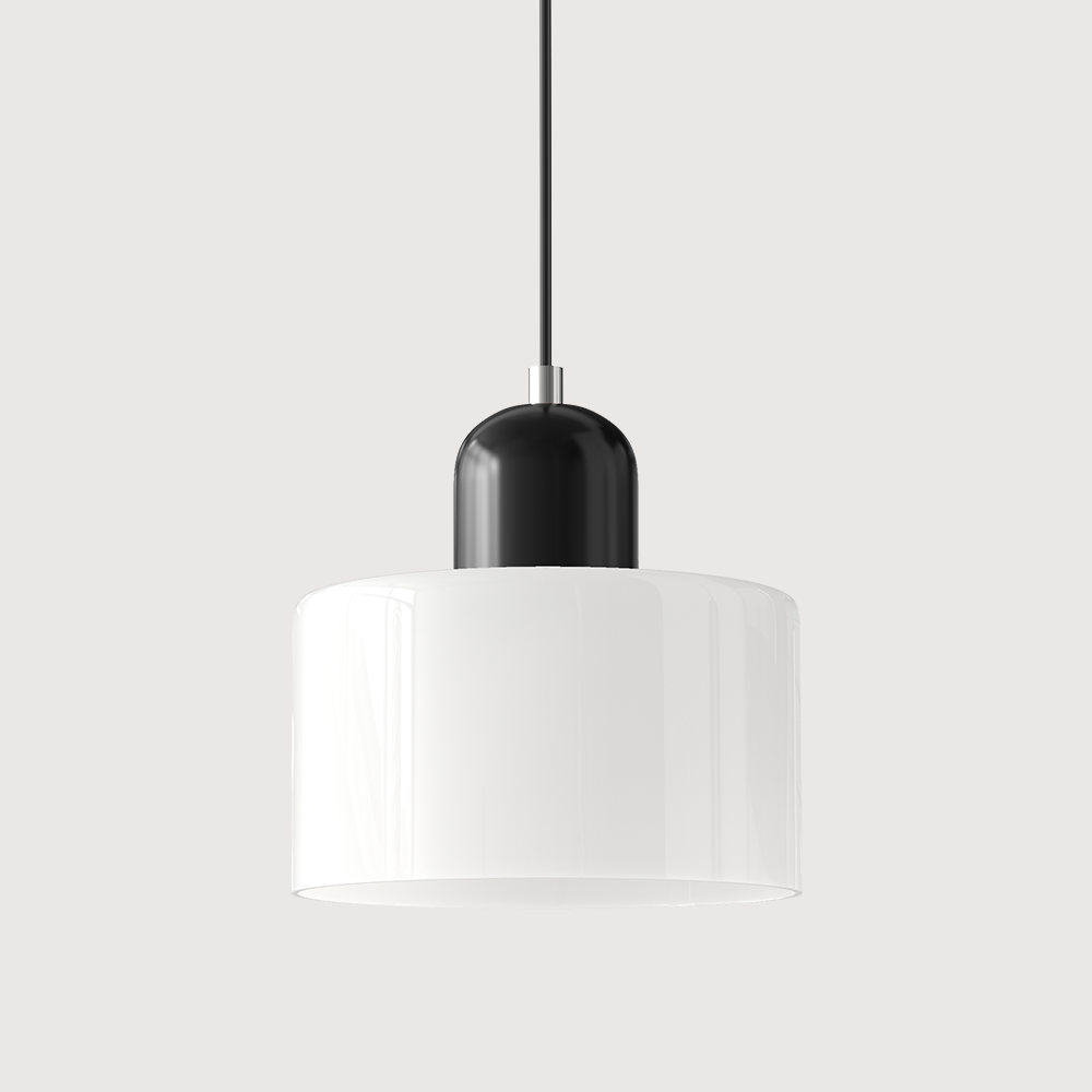 Kreatywna Lampa Wisząca Bauhaus Ze Szklanym Kloszem