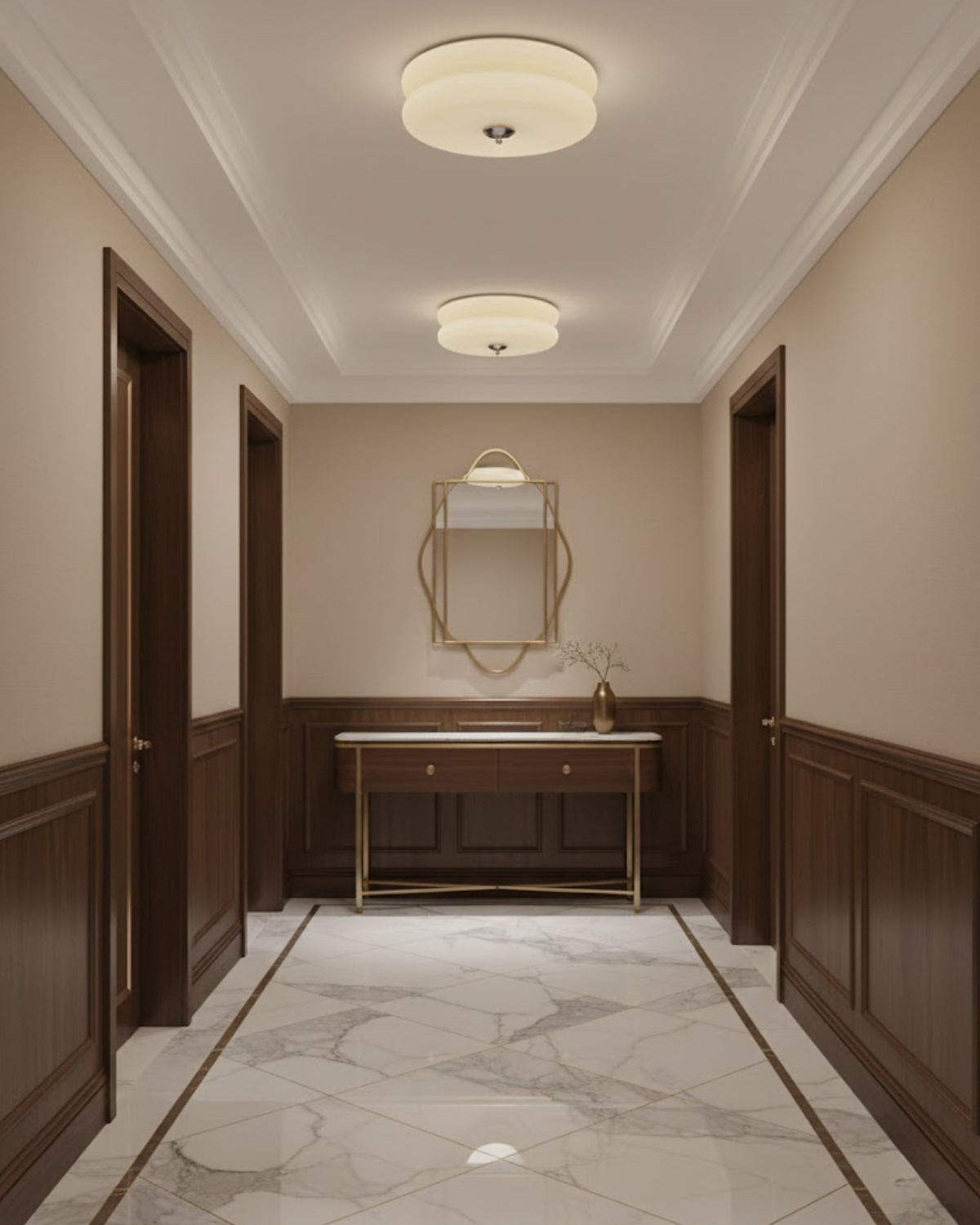 Klasyczna Lampa Sufitowa Inspirowana Stylem Retro