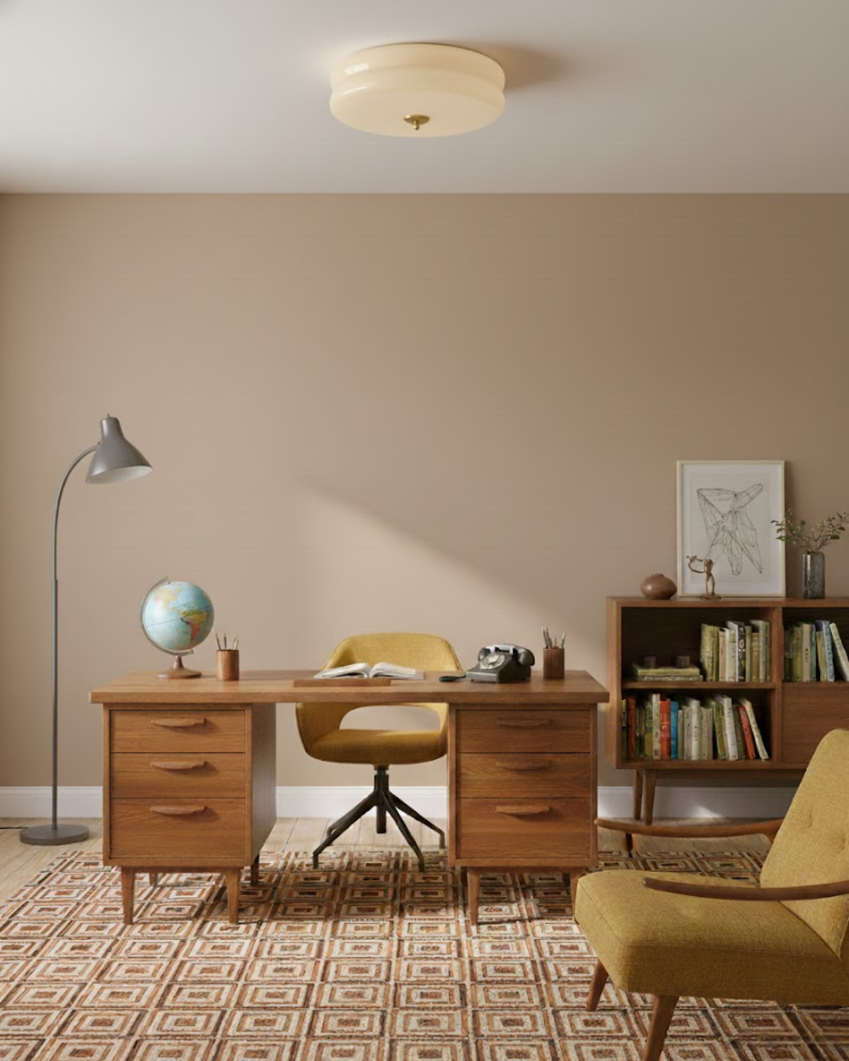 Klasyczna Lampa Sufitowa Inspirowana Stylem Retro