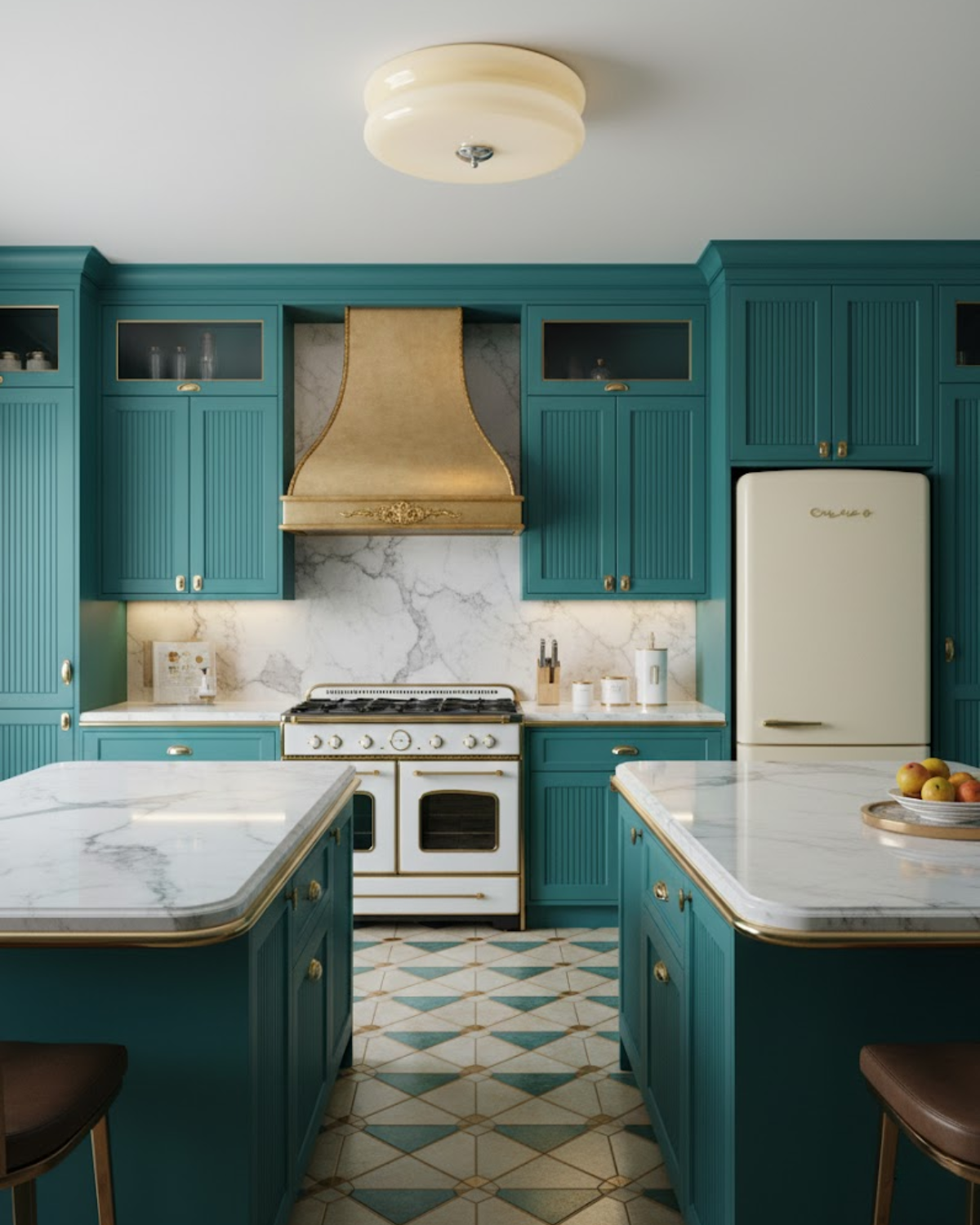 Klasyczna Lampa Sufitowa Inspirowana Stylem Retro