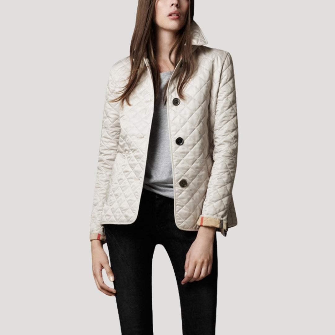 Kurtka Wiosenna Damska Pikowana