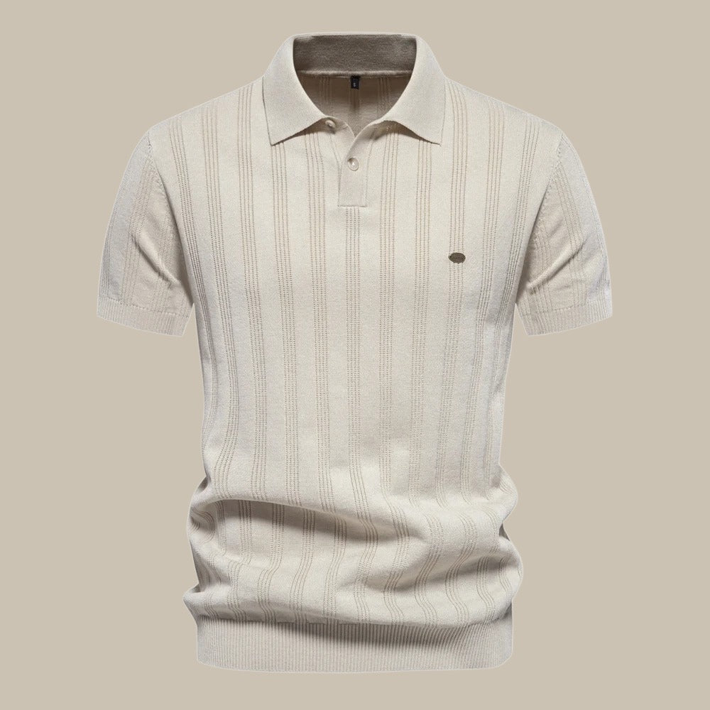 Bluzki Męskie Polo z Krótkim Rękawem | Casualowy