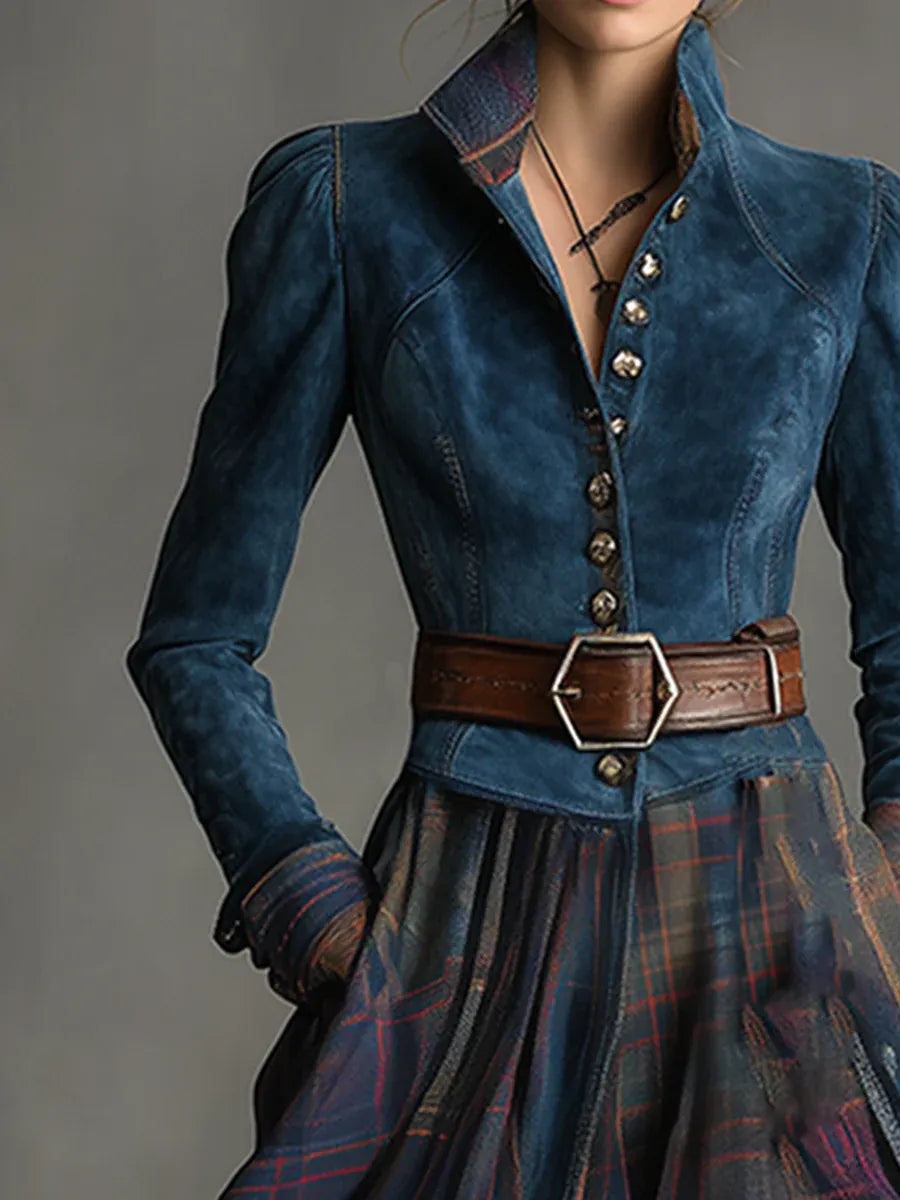 Sukienka Damska Maxi Boho Z Dopasowaną Górą