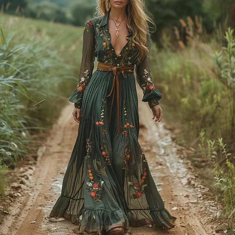 Sukienka Letnia Maxi Boho