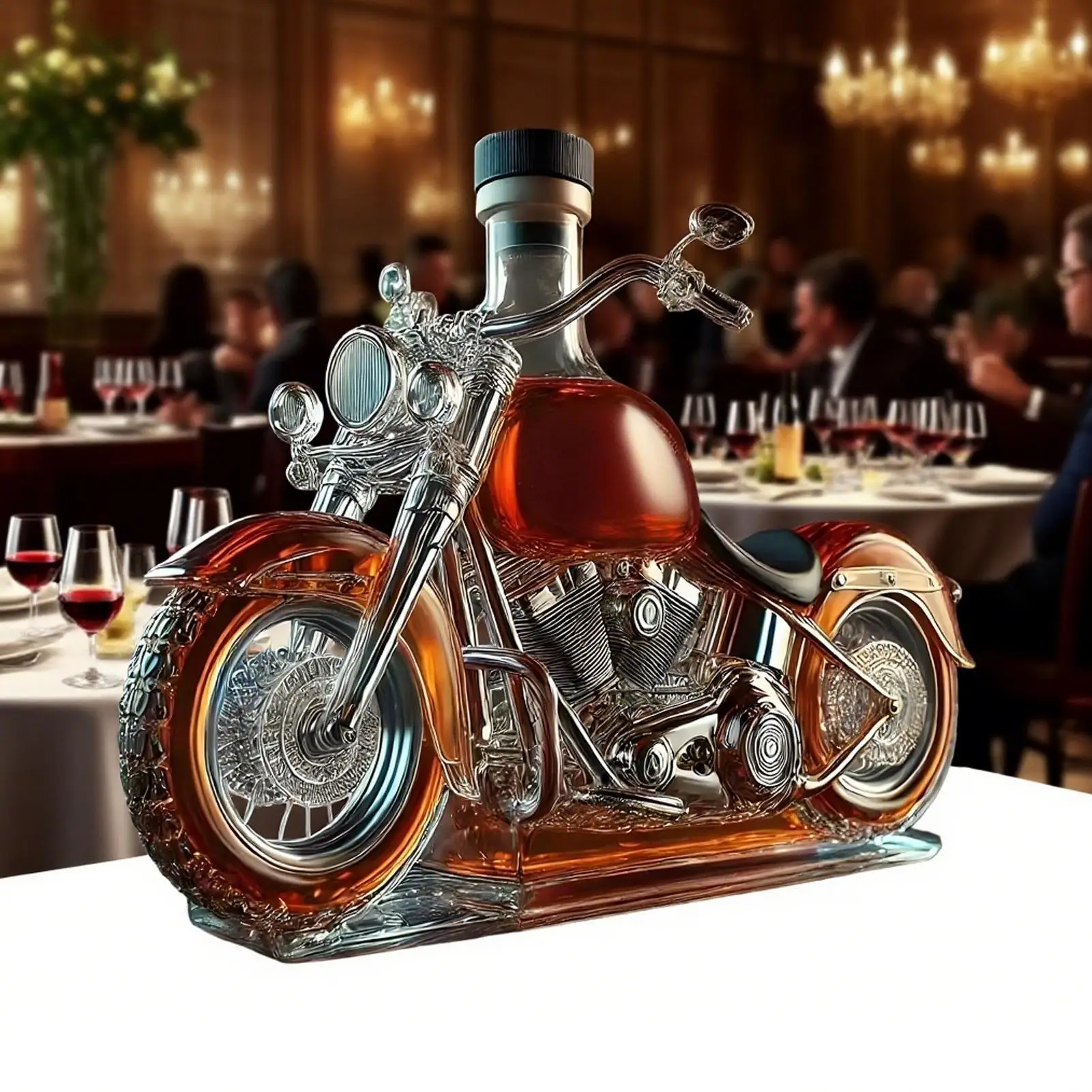 Karafka Do Whisky W Kształcie Motocykla Do Domowego Baru