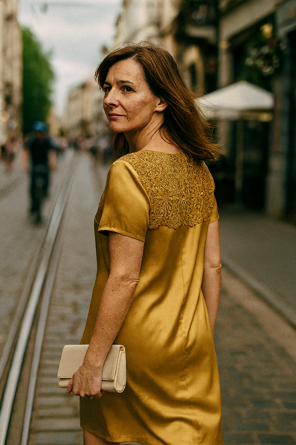 Karen | Damska Elegancka Letnia Sukienka Do Kolan | Biurowa