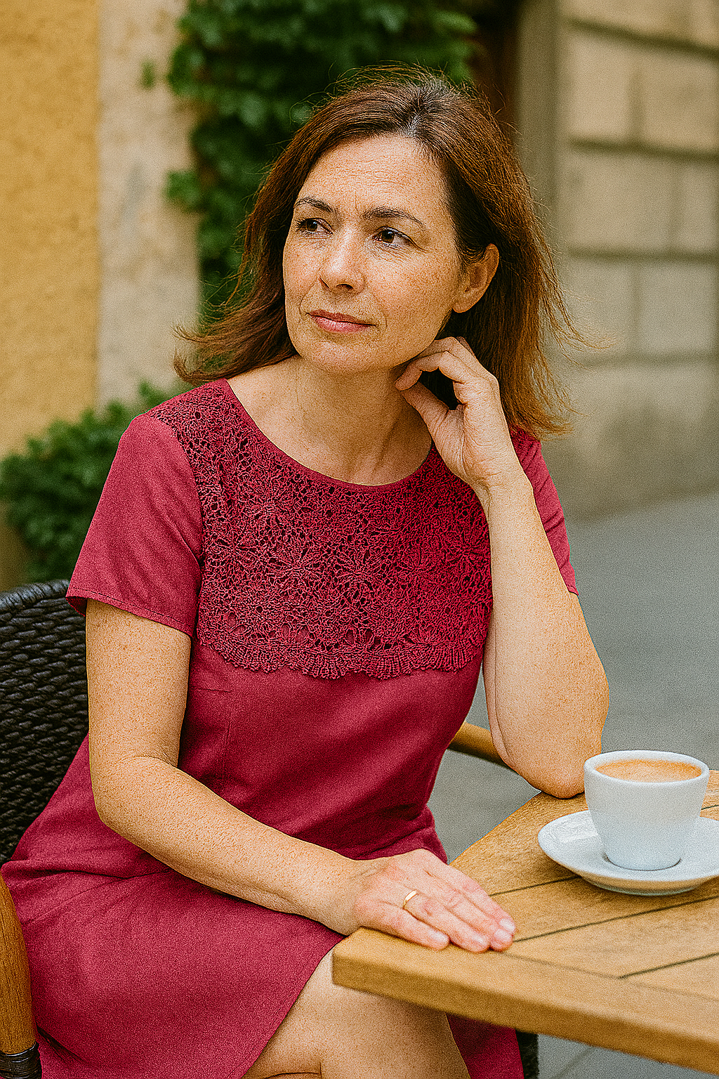 Karen | Damska Elegancka Letnia Sukienka Do Kolan | Biurowa