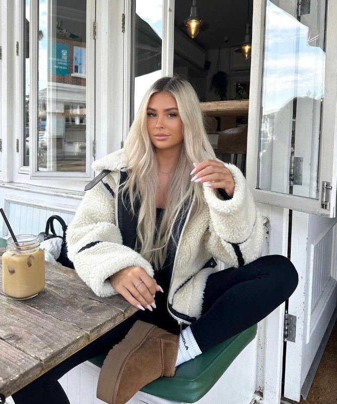 Kurtka Zimowa Damska Teddy z Zamkiem | Oversize