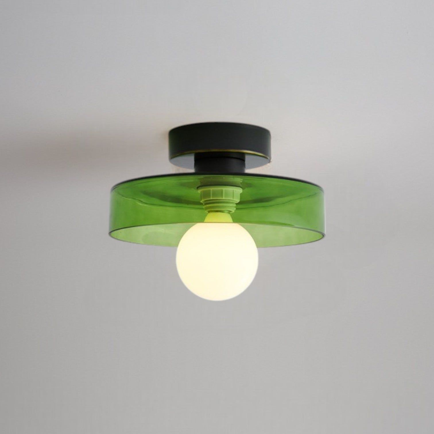 Francuska Lampa Sufitowa Bauhaus Z Geometryczną Formą