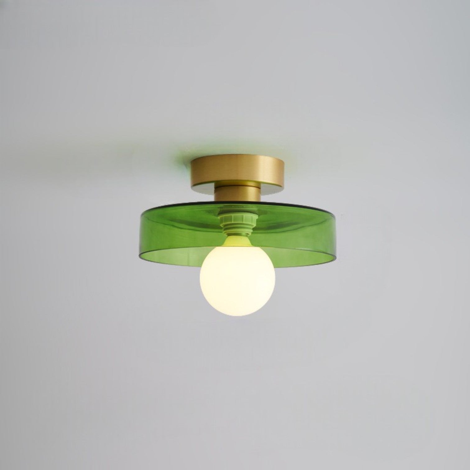 Francuska Lampa Sufitowa Bauhaus Z Geometryczną Formą