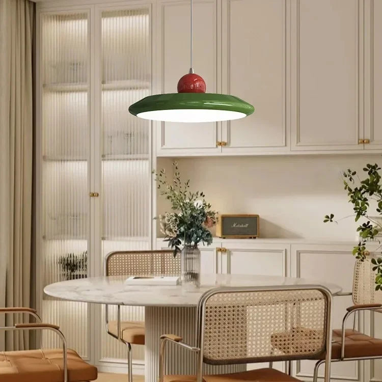 Lampa Wisząca LED Z Płaskim Kloszem Do Oświetlenia Wnętrz