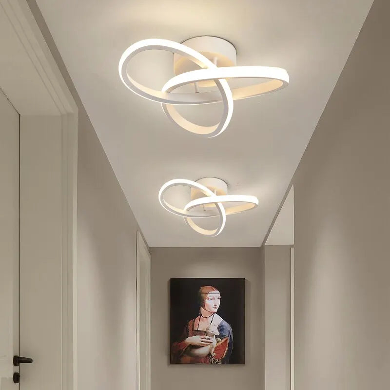 Lampa Sufitowa LED Z Geometryczną Formą Do Oświetlenia Wnętrz