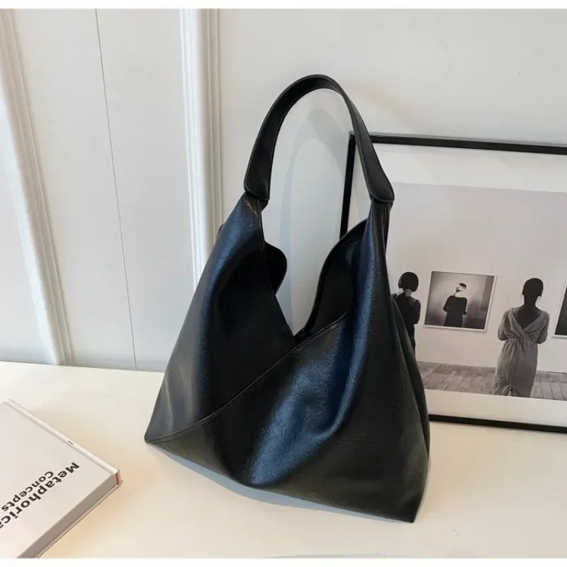 Torebka Damska Shopper Z Szerokim Uchwytem