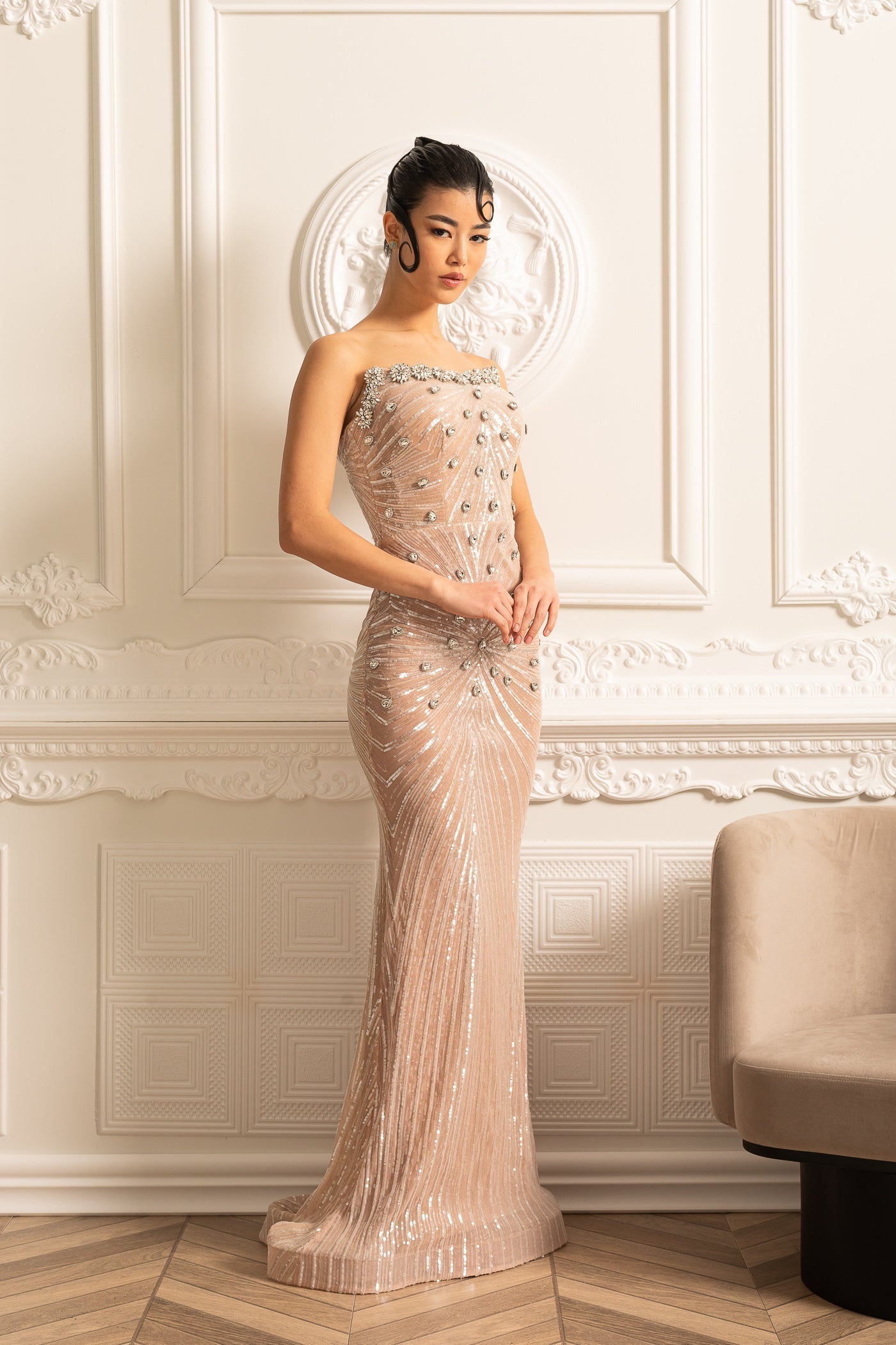 Sukienki Na Studniówkę Wieczorowa Maxi | Sequin