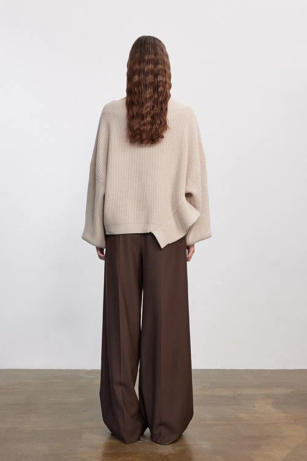 Sweter Damski Oversize Dzianinowy | Luźny Krój