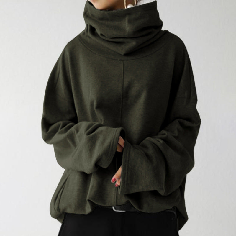 Sweter Damski z Golfem | Oversize