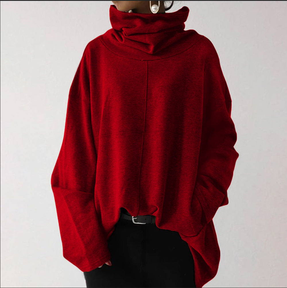 Sweter Damski z Golfem | Oversize