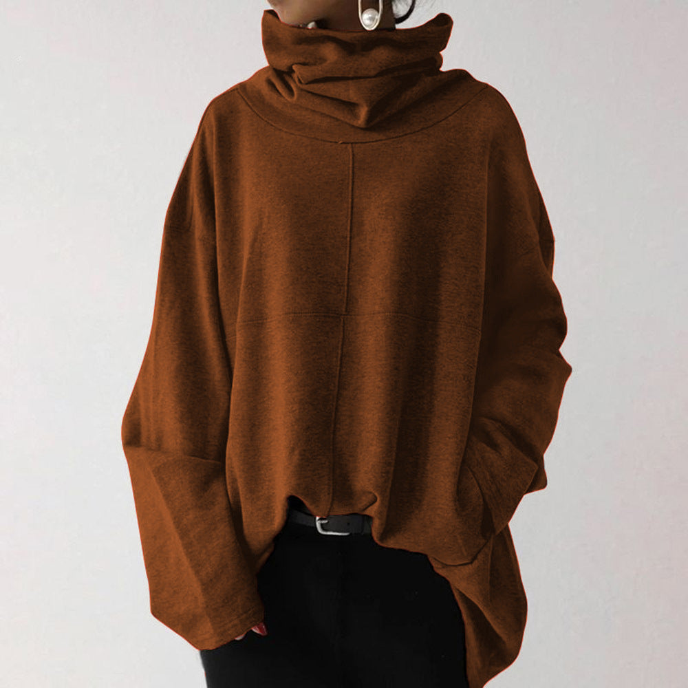 Sweter Damski z Golfem | Oversize