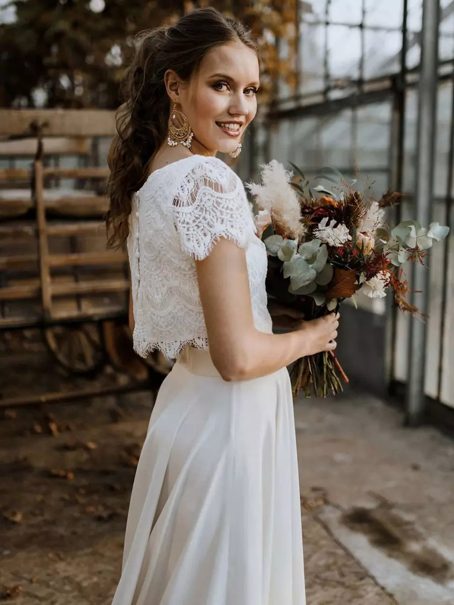 Sukienka Na Wesele Maxi Z Ozdobną Górą