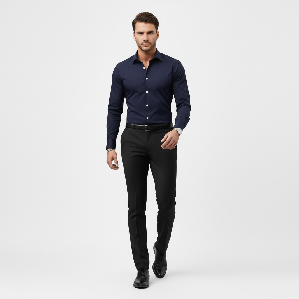 Koszula Męska Z Długim Rękawem