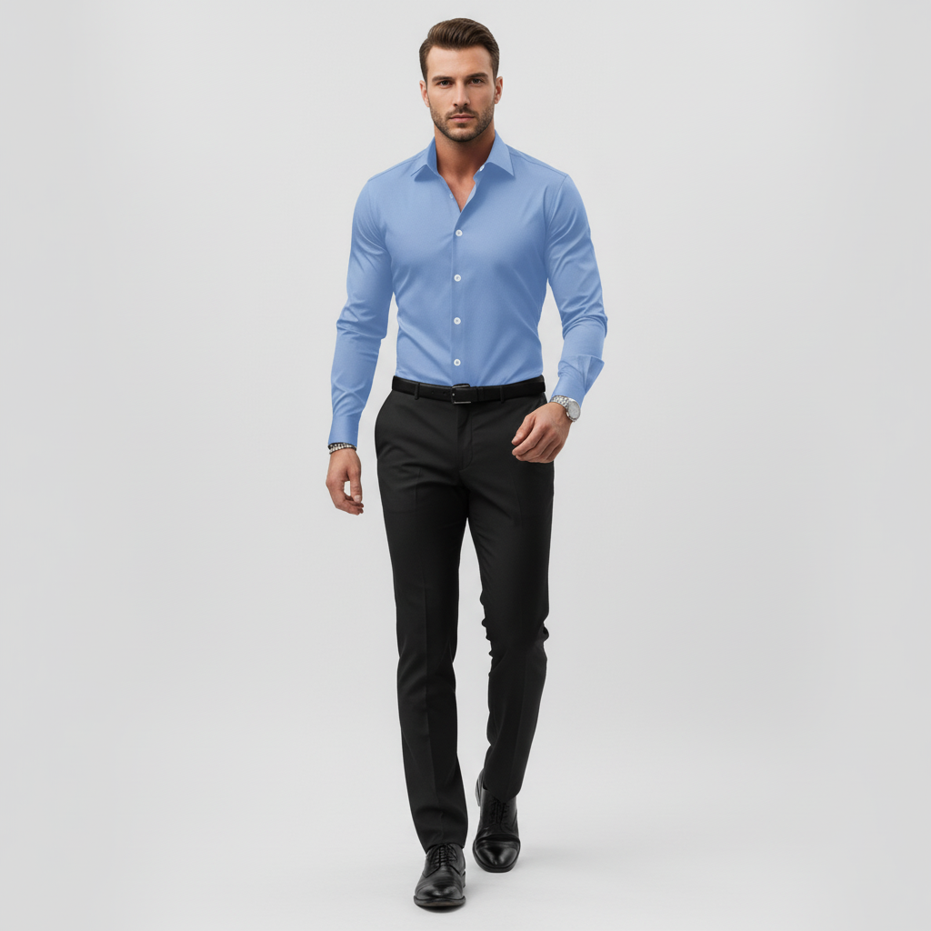 Koszula Męska Z Długim Rękawem