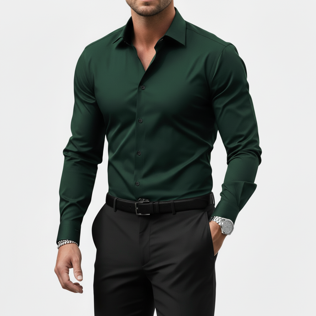 Koszula Męska Z Długim Rękawem
