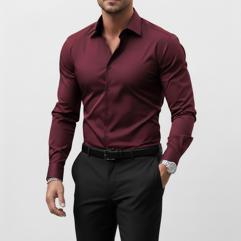 Koszula Męska Z Długim Rękawem