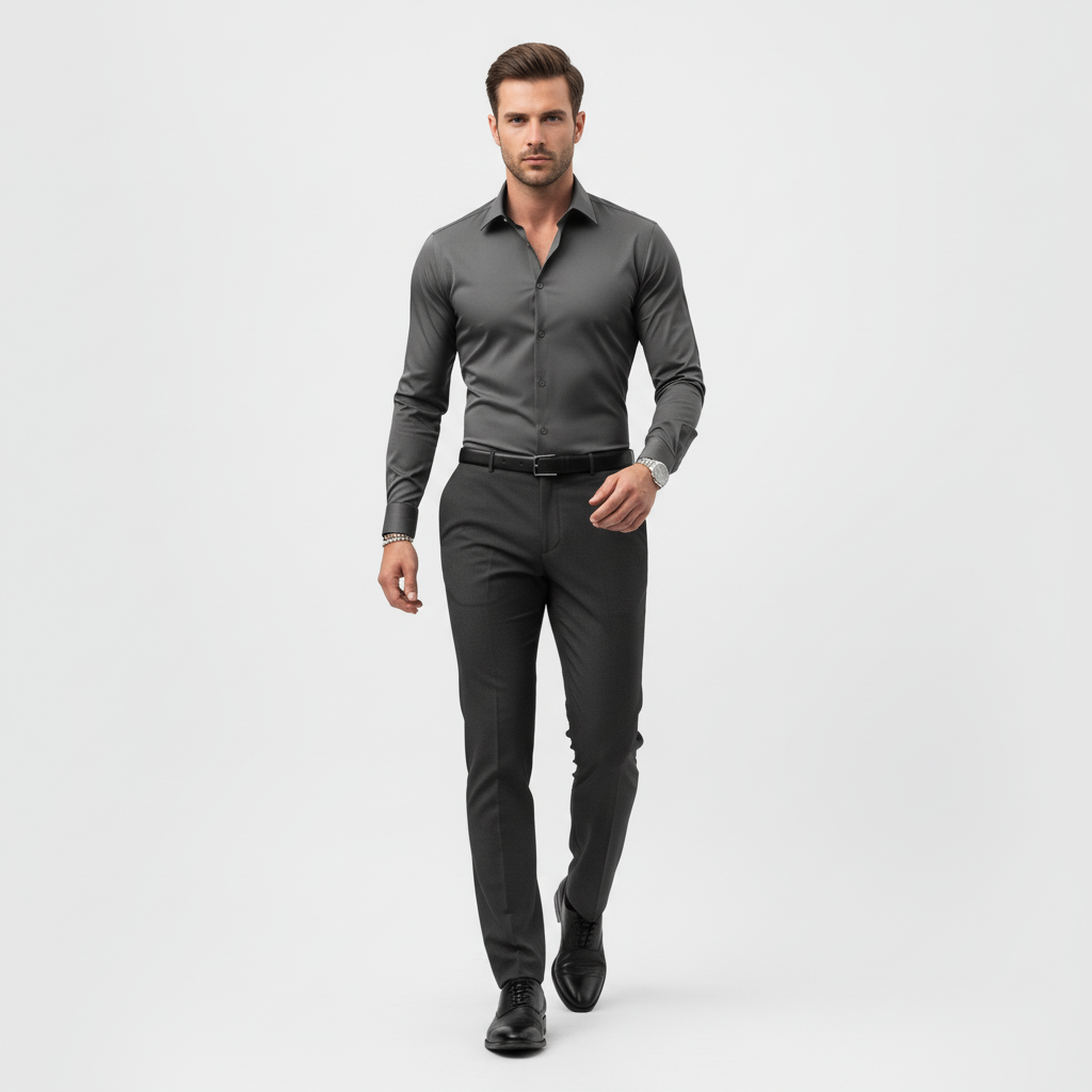 Koszula Męska Z Długim Rękawem