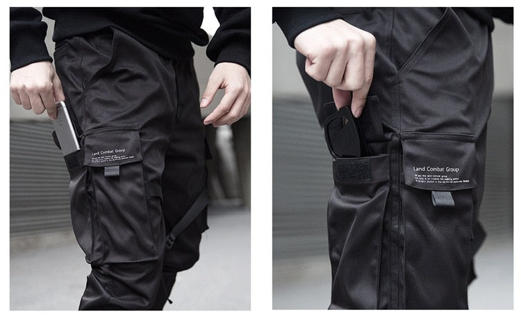 Spodnie Męskie Joggery Cargo Techwear