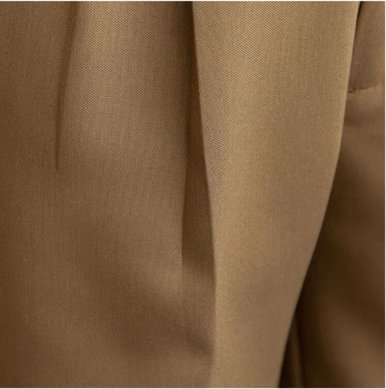 Spodnie Męskie Garniturowe Casual O Prostym Kroju