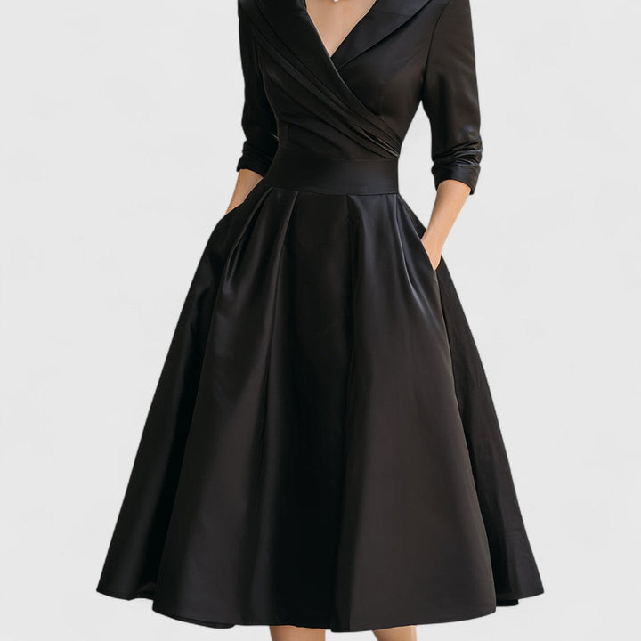 Sukienka Na Wesele Midi Elegancka