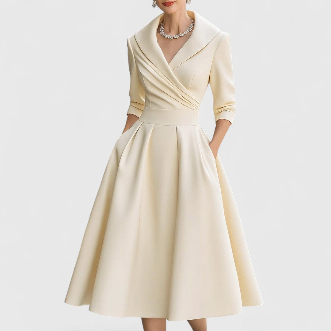 Sukienka Na Wesele Midi Elegancka