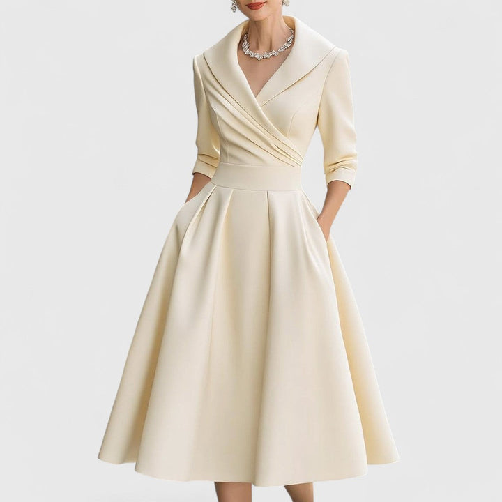 Sukienka Na Wesele Midi Elegancka