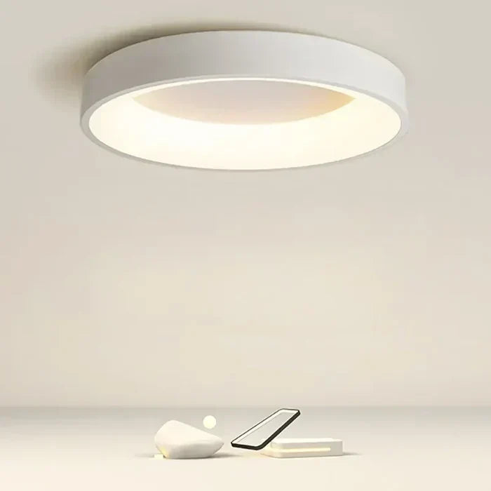 Okrągła Lampa Sufitowa LED W Stylu Skandynawskim