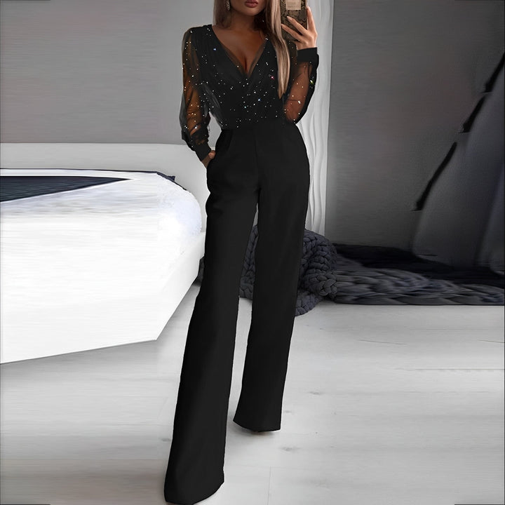 Catherina | Kombinezon Damski Elegancki Dekolt V