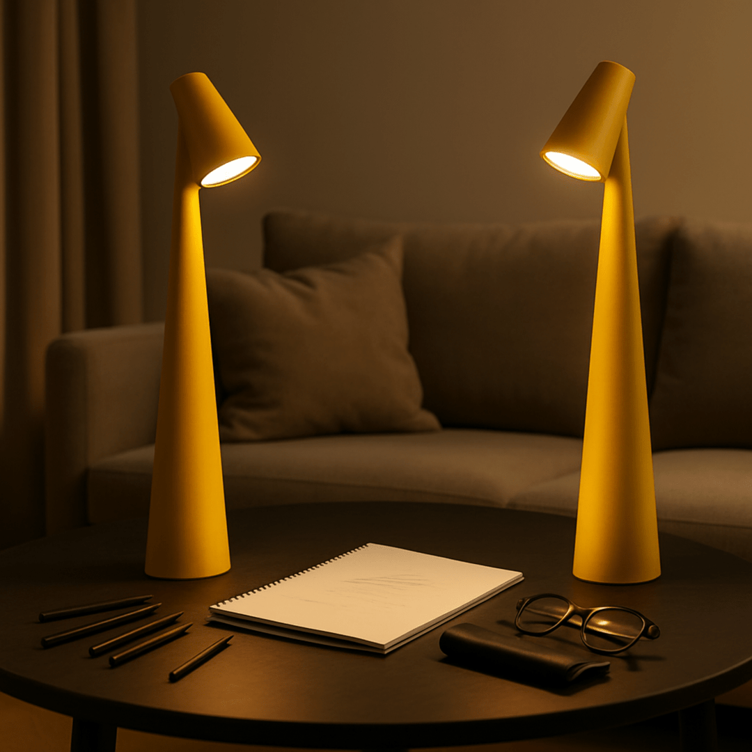 Lampa Stołowa LED Bezprzewodowa Z Regulacją Światła