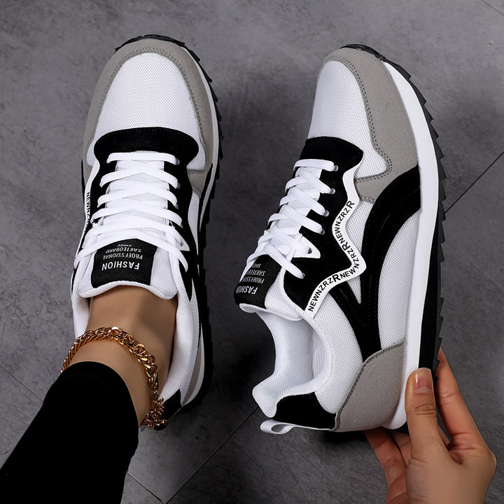 Sneakersy Damskie Retro Niskie Sznurowane