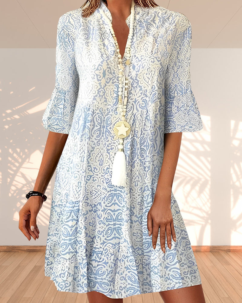 Natalia | Sukienka Damska Boho Kwiatowa Letnia
