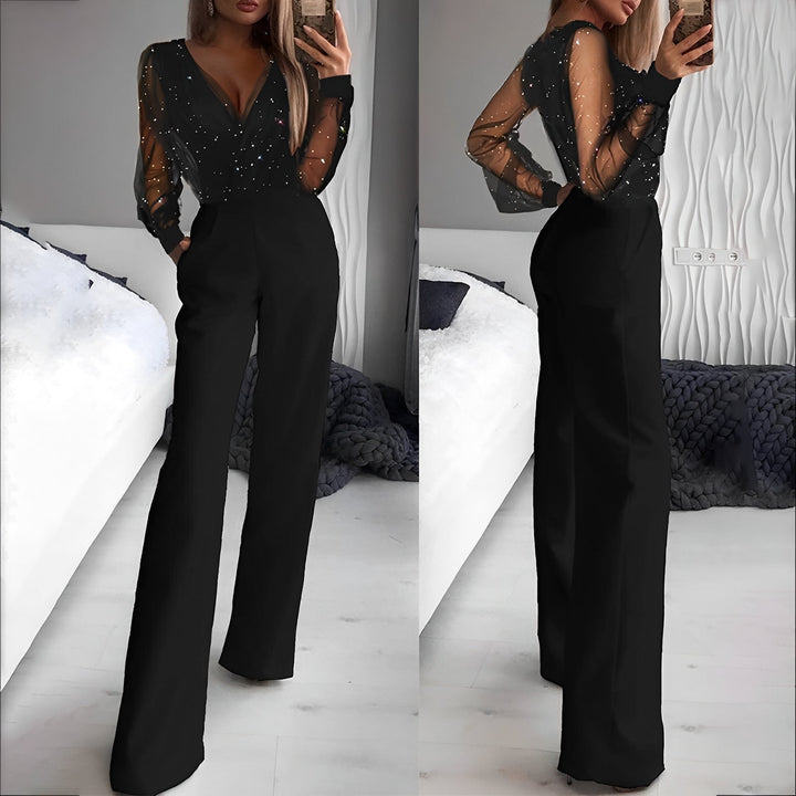 Catherina | Kombinezon Damski Elegancki Dekolt V