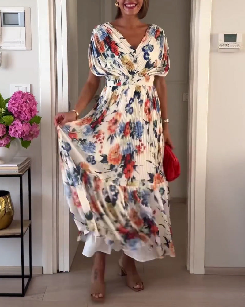 Zofia | Sukienka Damska Maxi Kwiatowa Elegancka