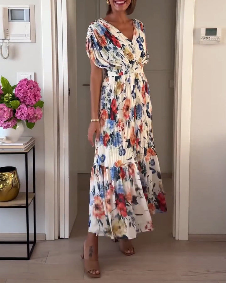 Zofia | Sukienka Damska Maxi Kwiatowa Elegancka