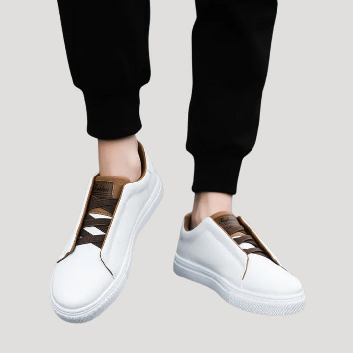 Sneakersy Męskie Wsuwane Casual