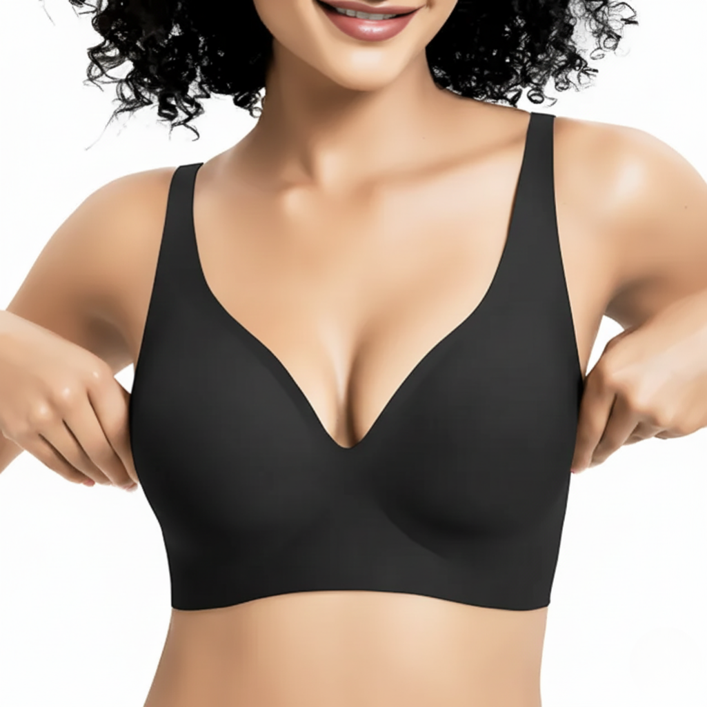 Biustonosz Damski V-Neck Bez Fiszbiny