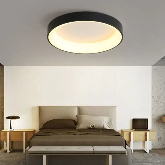 Okrągła Lampa Sufitowa LED W Stylu Skandynawskim