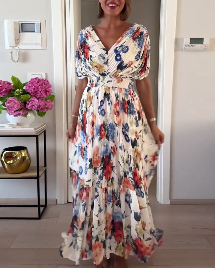 Zofia | Sukienka Damska Maxi Kwiatowa Elegancka