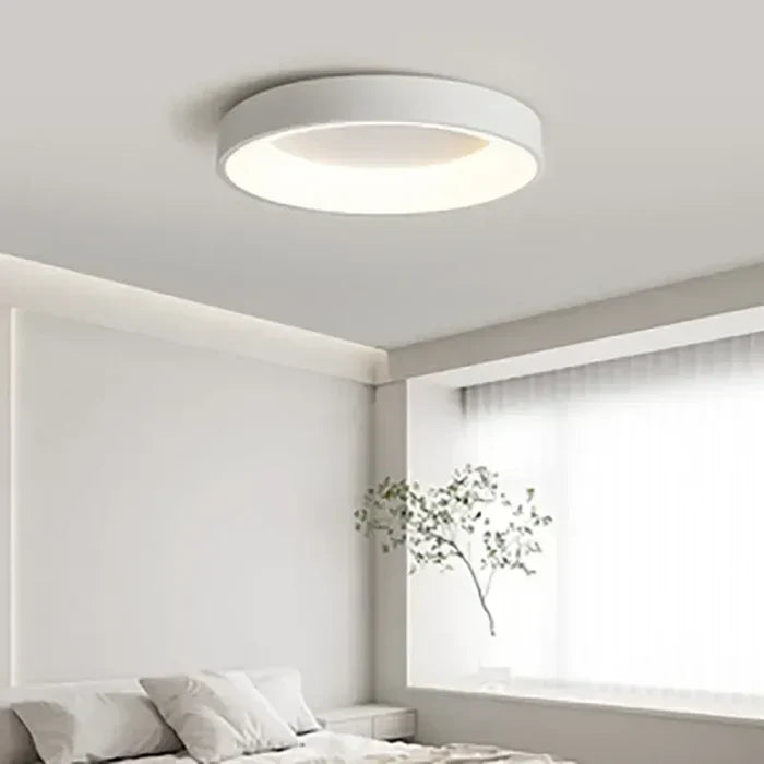 Okrągła Lampa Sufitowa LED W Stylu Skandynawskim
